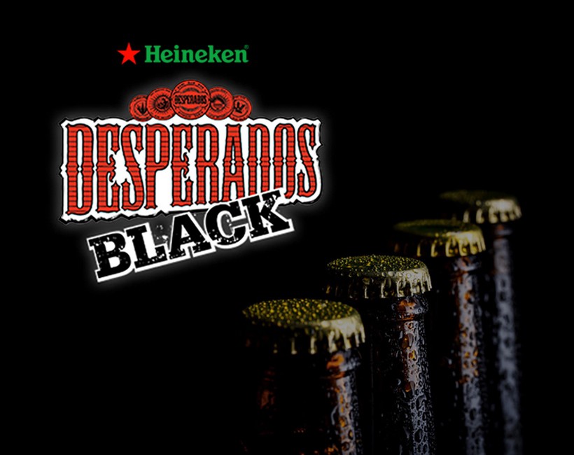 Nos références naming : Desperados Black chez Heineken