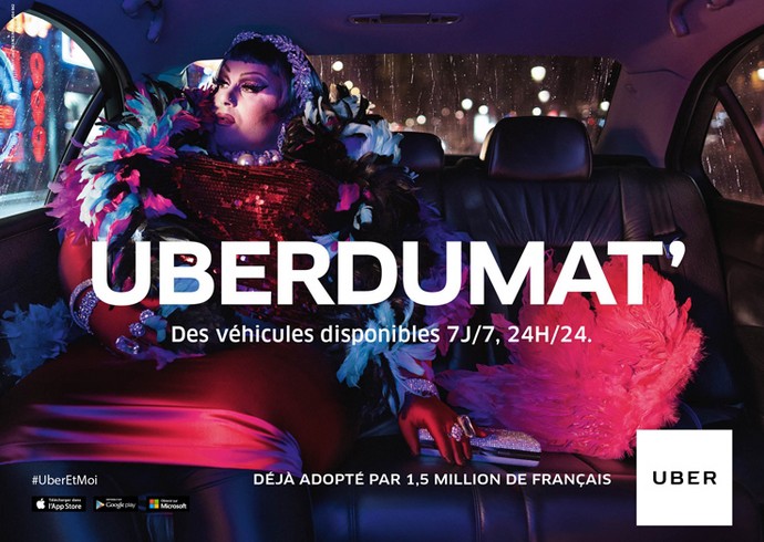 Uber joue avec les mots pour ses 4 ans