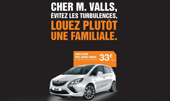 Sixt : Loueur automobile moqueur