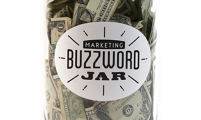 Marketing Buzzword Jar : La boîte à gros mots pour agences