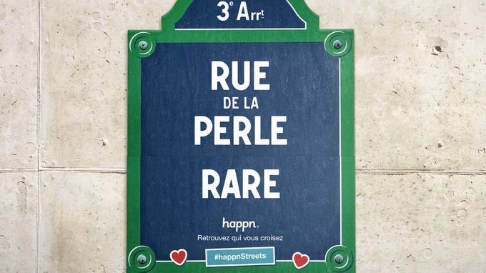 Happn change le nom des rues parisiennes