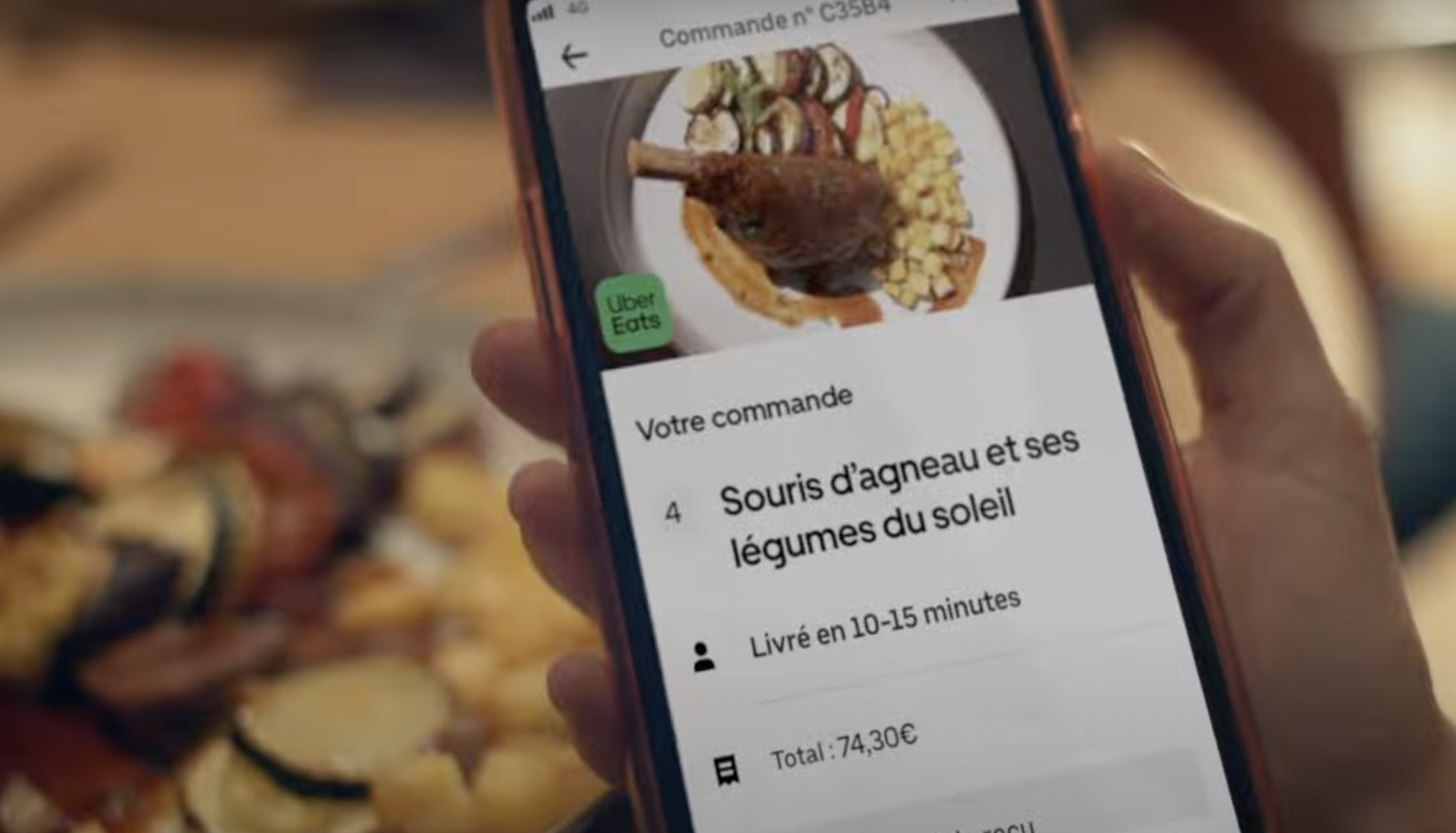 uber eats campagne de pub TV agence de naming énékia paris noms de marque